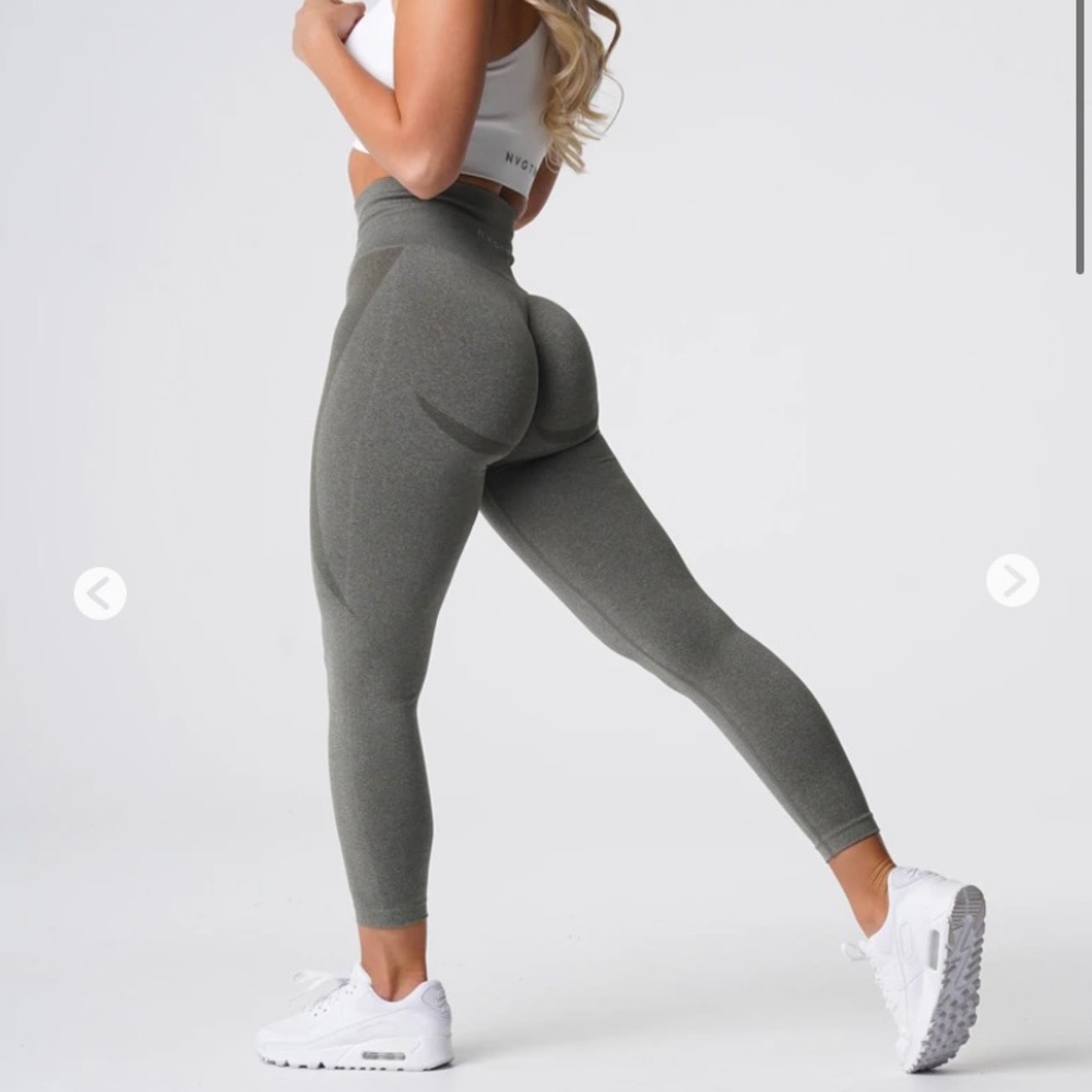 NVGTN Khaki Green Contour Leggings Size M